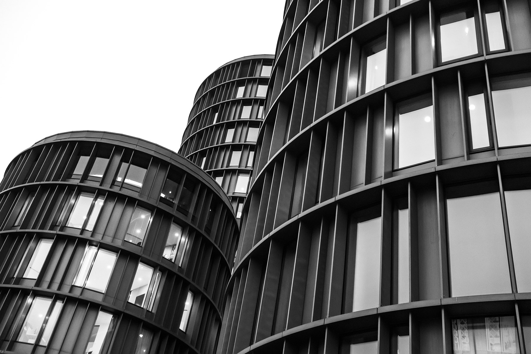 Axel Towers i København, set nedefra
